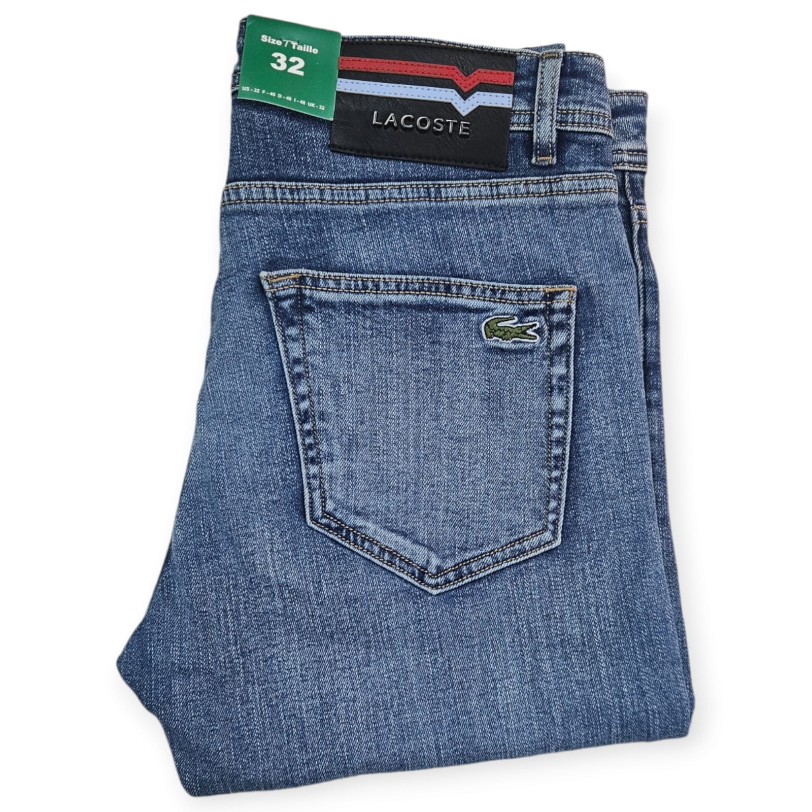 Jean Lacoste Coupe Normal ref-LC0107 BLEU