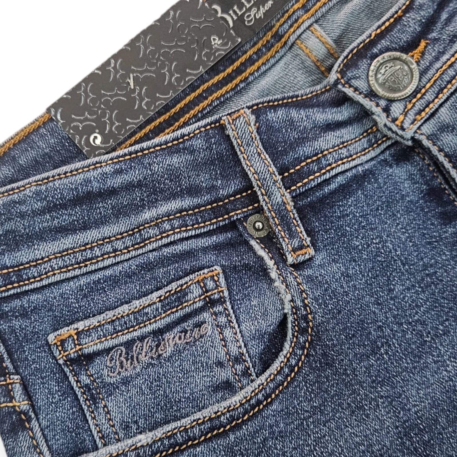 Jean BILLIONAIRE  Coupe Normal  ref-BL990 BLEU