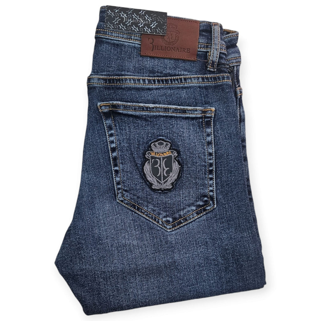 Jean BILLIONAIRE  Coupe Normal  ref-BL990 BLEU