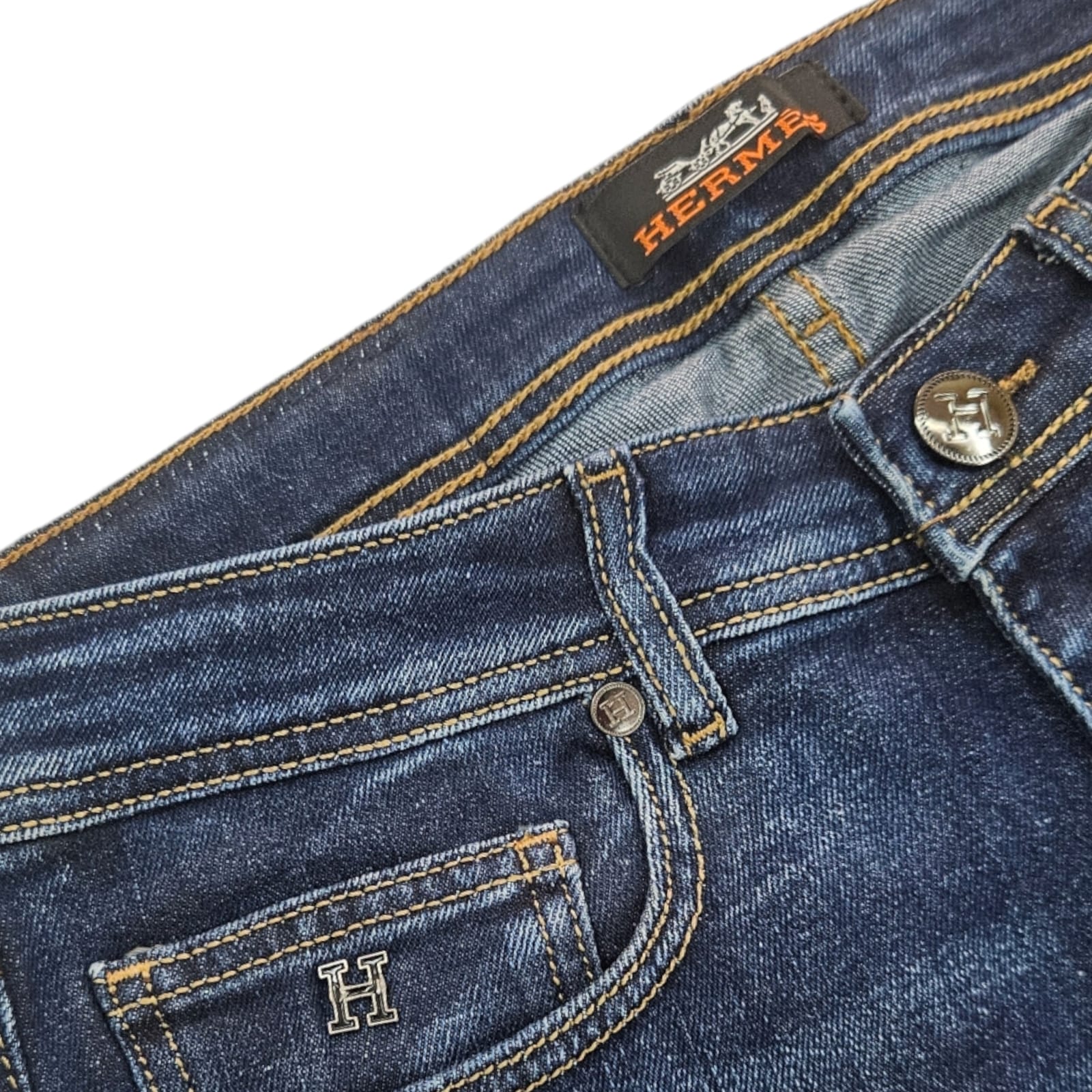 Jean HERMES  Coupe Normal  ref-HR921 BLEU