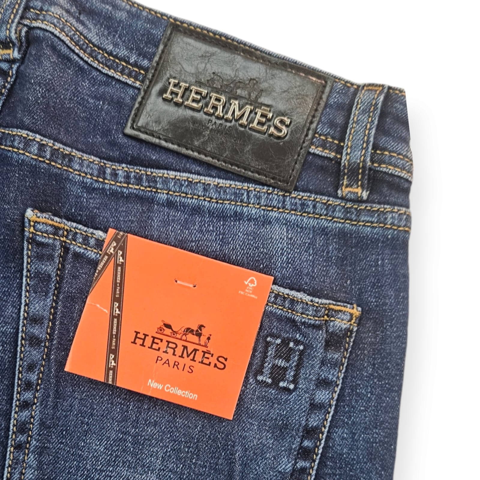 Jean HERMES  Coupe Normal  ref-HR921 BLEU