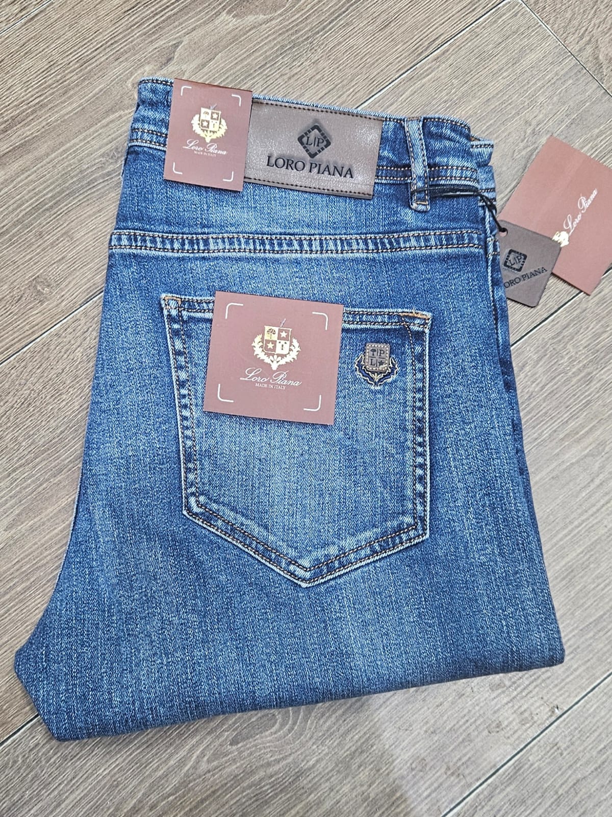 Jean LORO PIANA Coupe Normal ref-LP900 Bleu clair