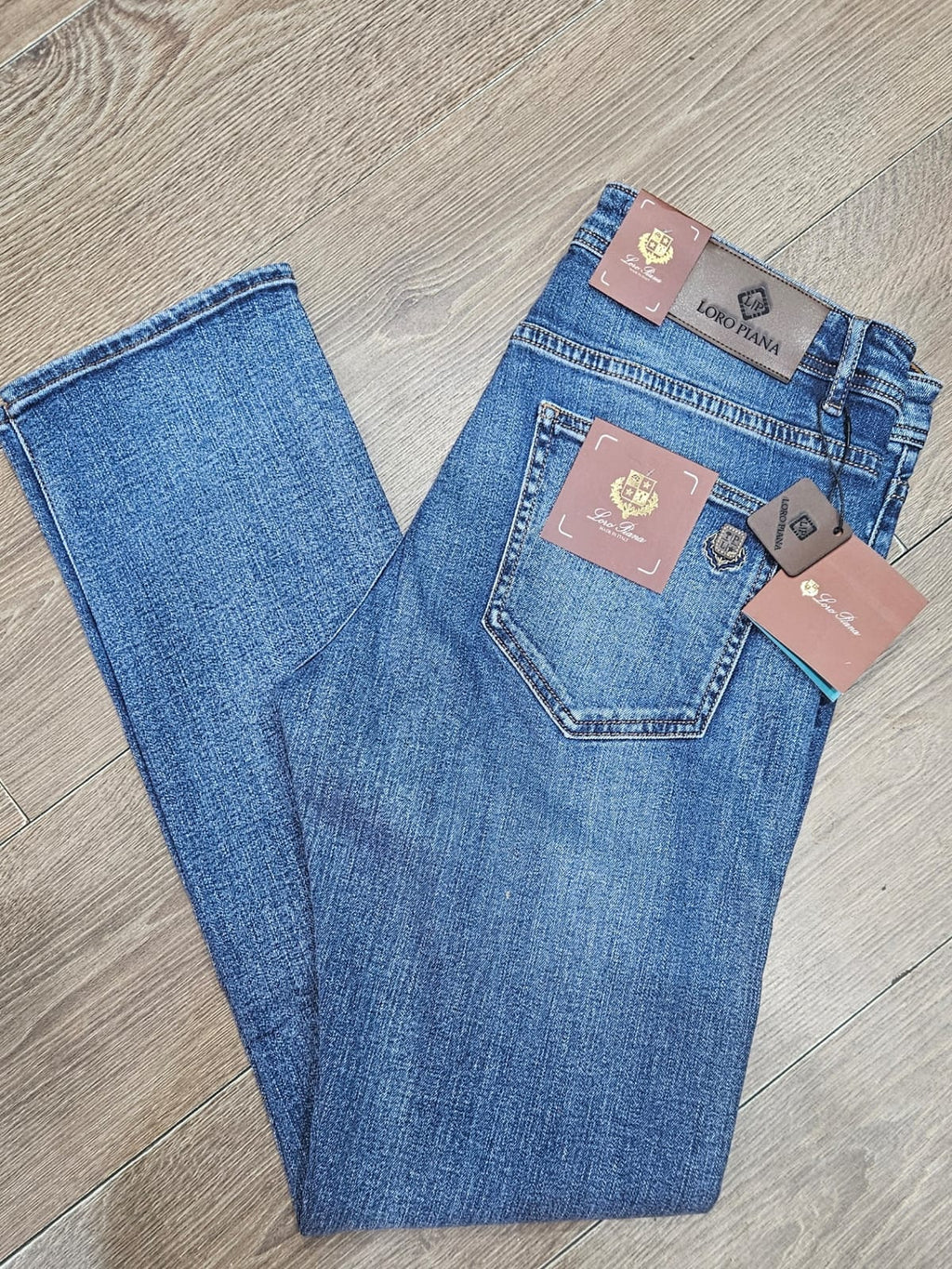 Jean LORO PIANA Coupe Normal ref-LP900 Bleu clair