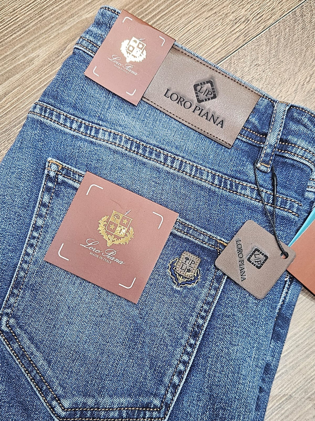 Jean LORO PIANA Coupe Normal ref-LP900 Bleu clair