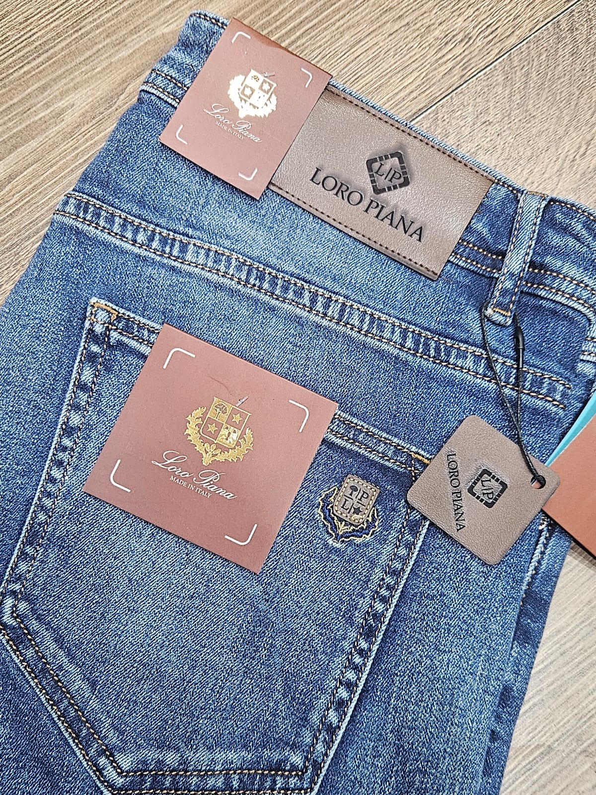 Jean LORO PIANA Coupe Normal ref-LP900 Bleu clair
