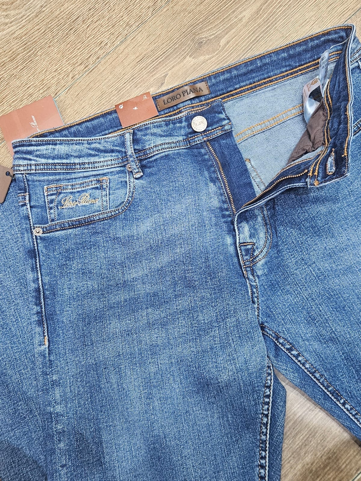 Jean LORO PIANA Coupe Normal ref-LP900 Bleu clair