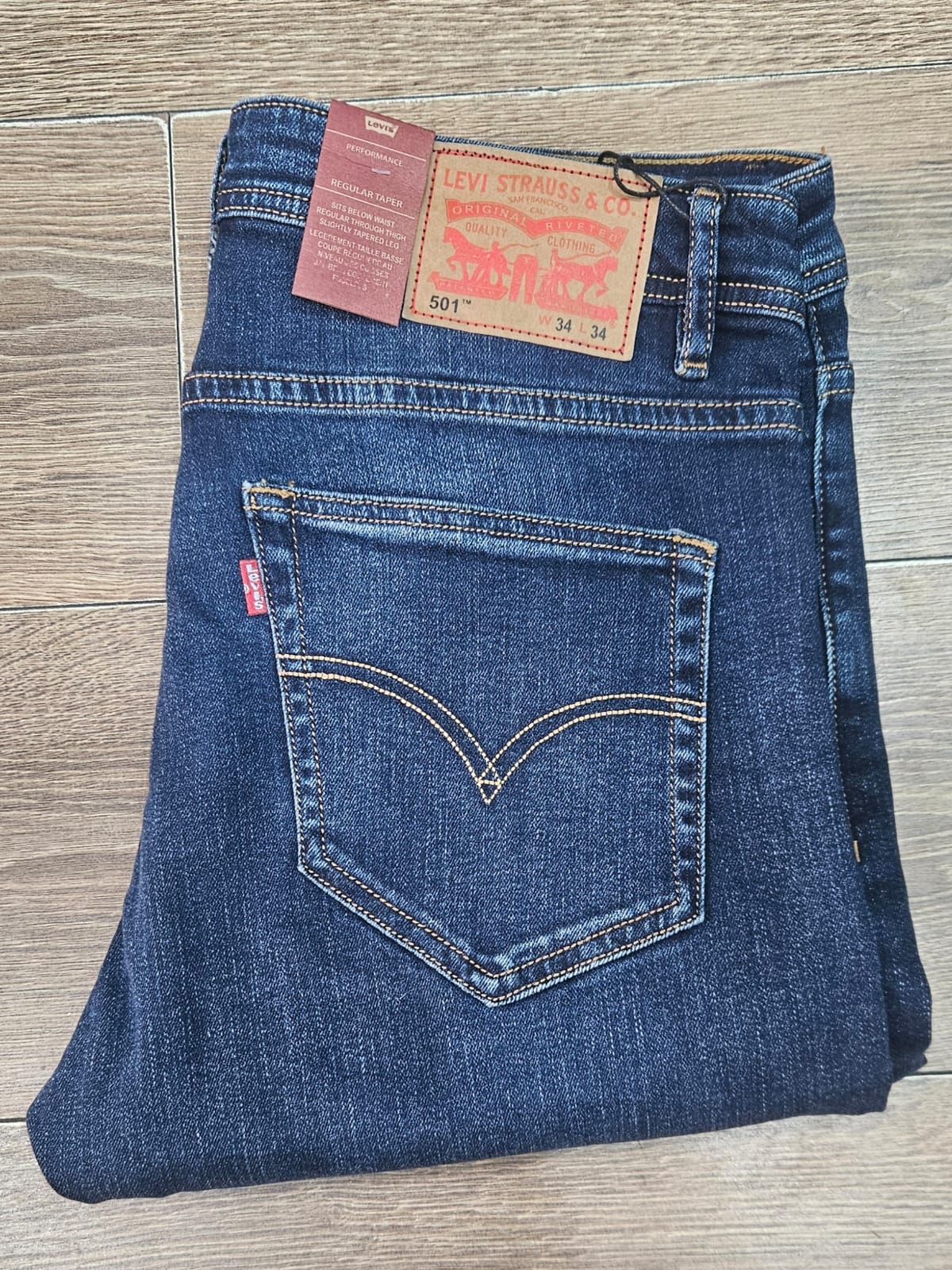 Jean LEVIS Coupe Normal ref-L501 BLEU Delavé
