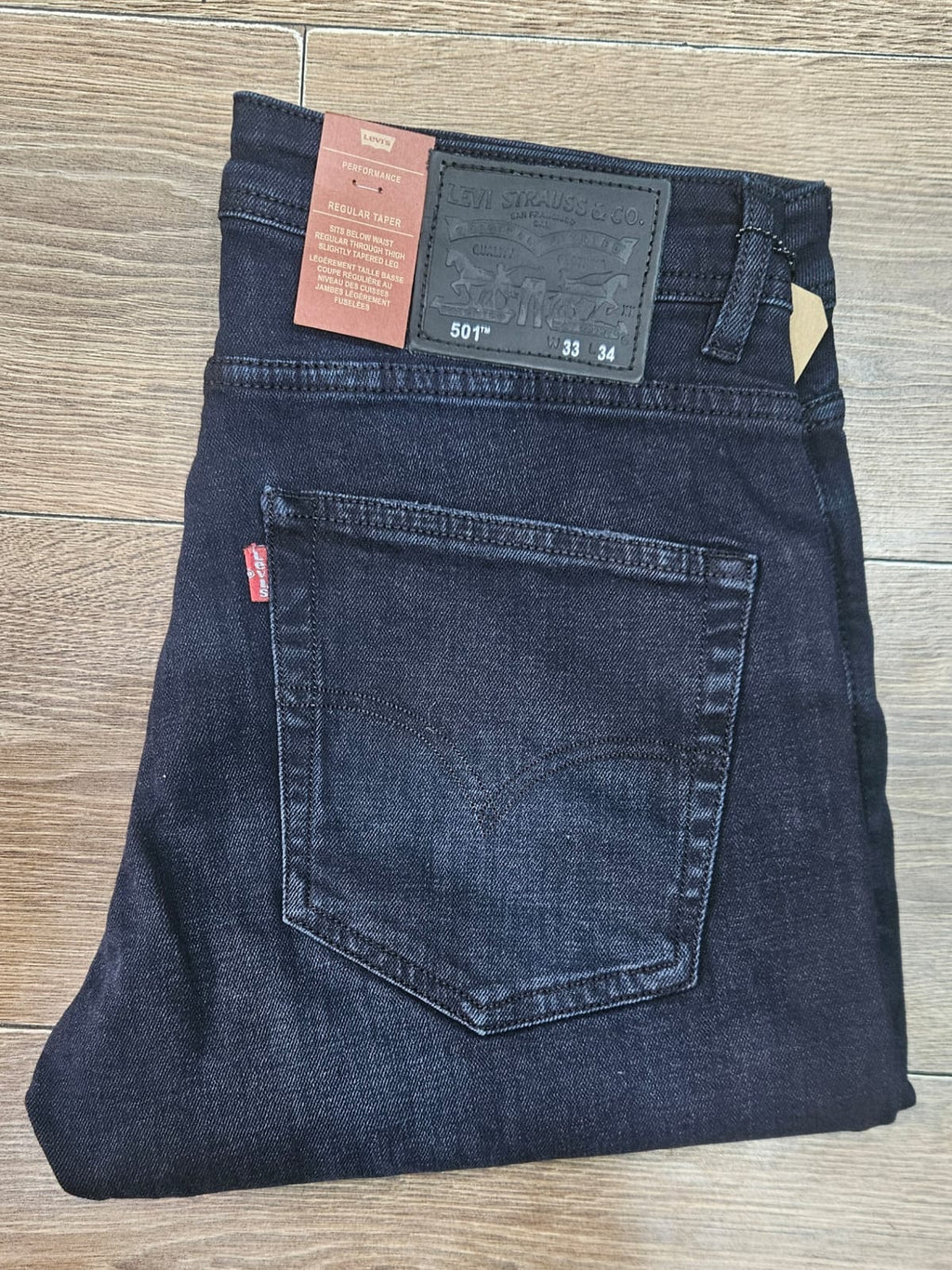 Jean LEVIS Coupe Normal ref-L501 Bleu Petrole foncé