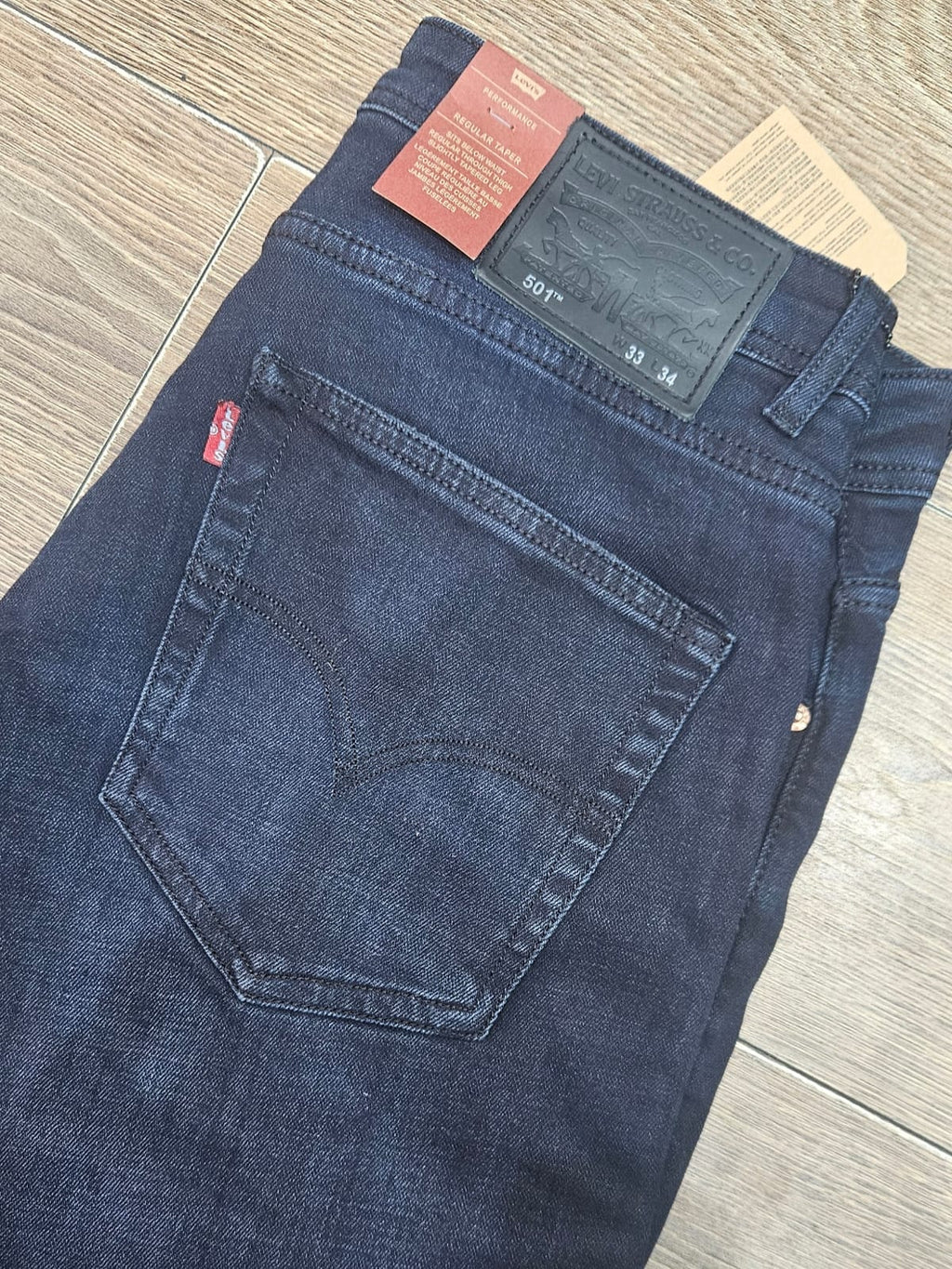 Jean LEVIS Coupe Normal ref-L501 Bleu Petrole foncé