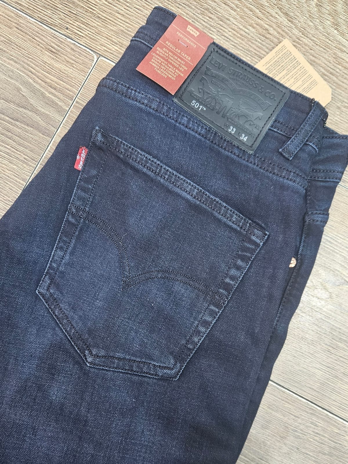 Jean LEVIS Coupe Normal ref-L501 Bleu Petrole foncé
