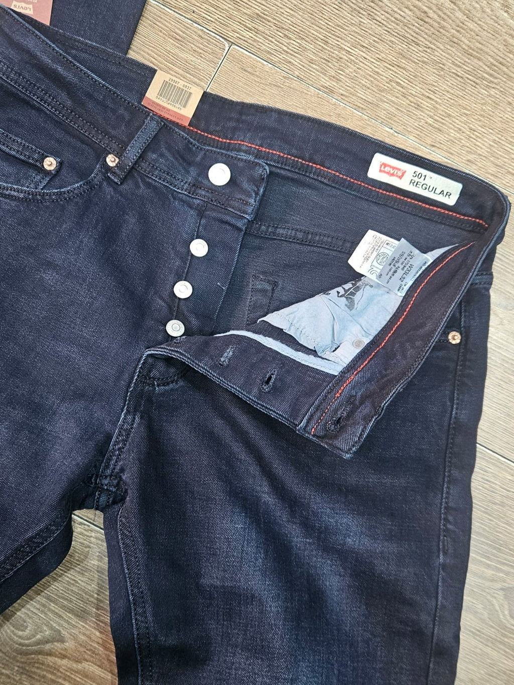 Jean LEVIS Coupe Normal ref-L501 Bleu Petrole foncé