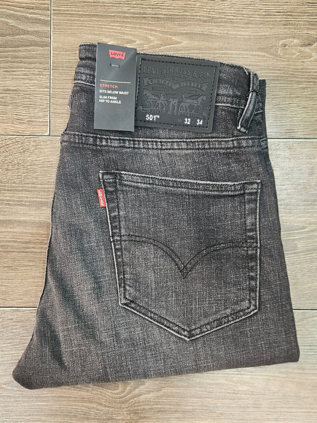Jean LEVIS Coupe Normal ref-L501 Gris Noir