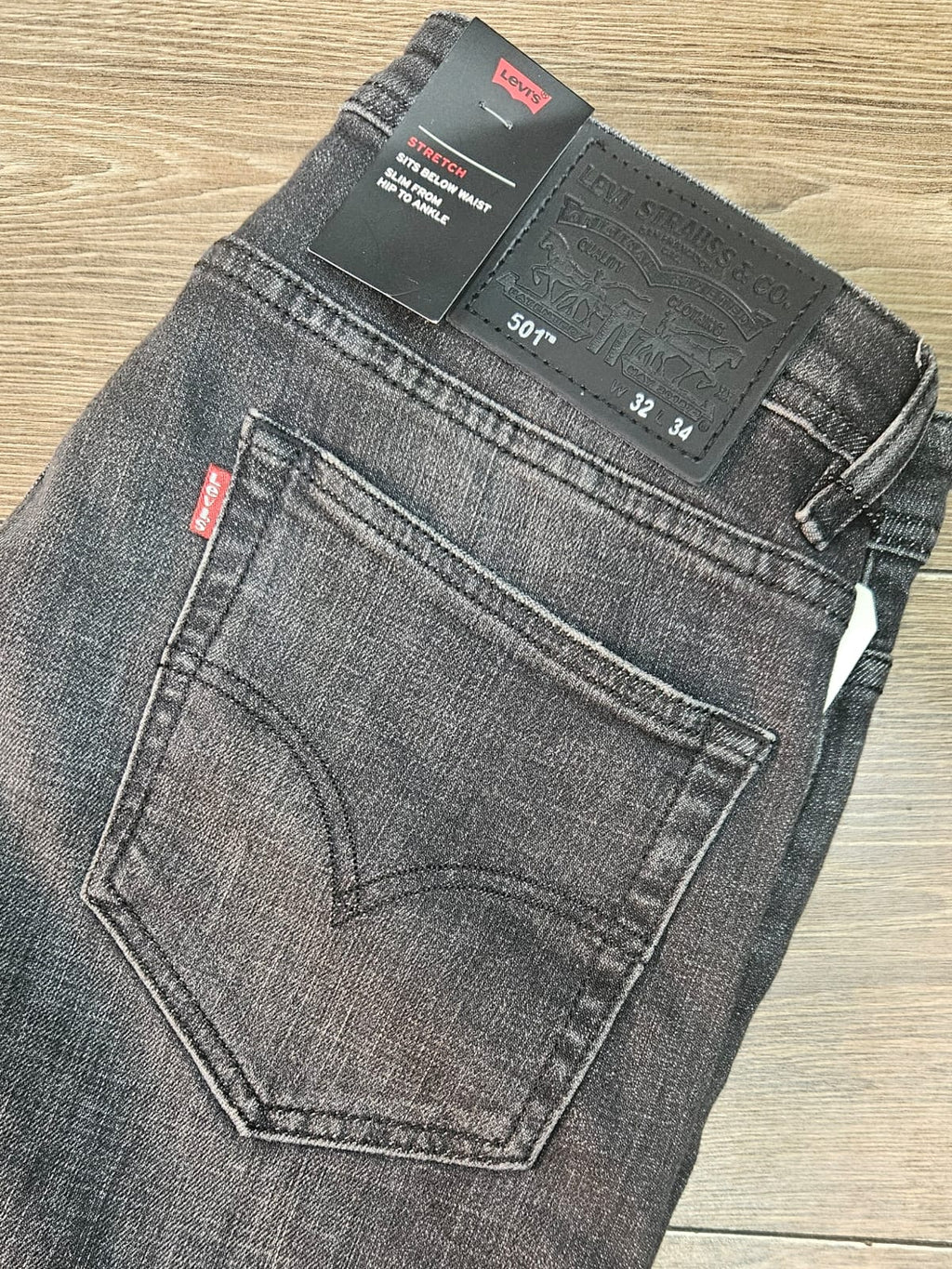 Jean LEVIS Coupe Normal ref-L501 Gris Noir